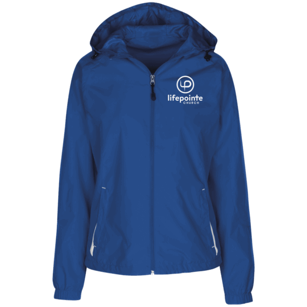 Ladies' Jersey-Lined Hooded Windbreaker - Image 4