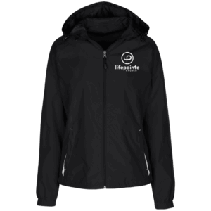 Ladies' Jersey-Lined Hooded Windbreaker