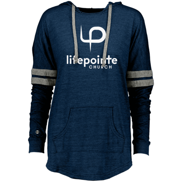 Ladies Hooded Low Key Pullover - Image 4
