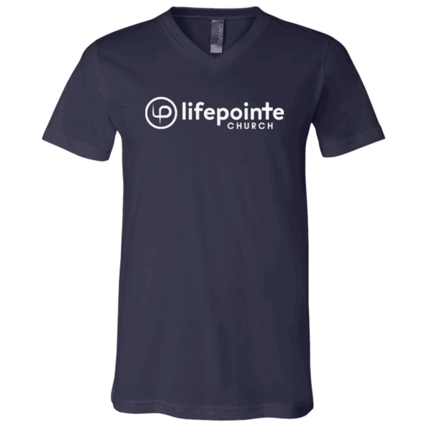 Unisex Jersey SS V-Neck T-Shirt - Image 4