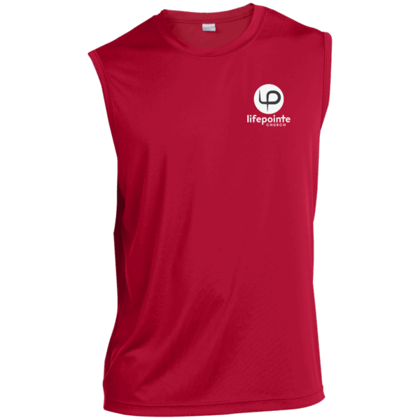 Men’s Sleeveless Performance Tee - Image 3