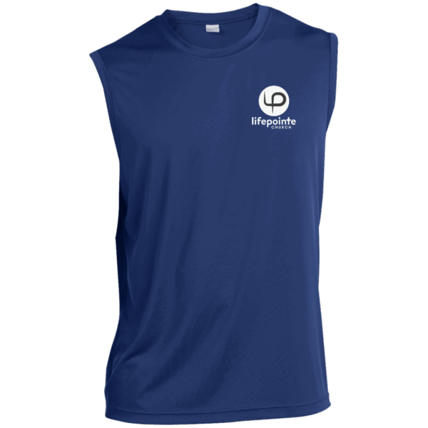 Men’s Sleeveless Performance Tee - Image 4